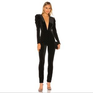 Michael Costello x REVOLVE Lulu Jumpsuit in Black - Size S